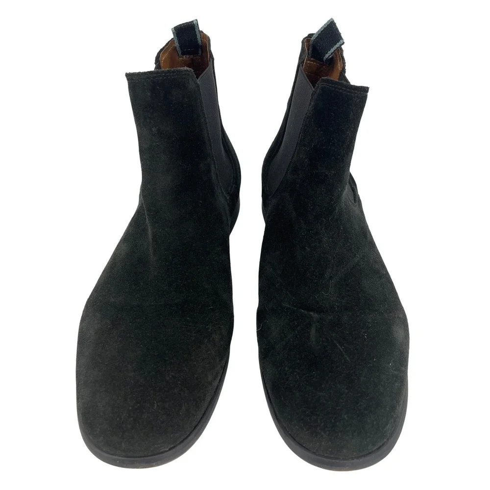 Shoe The Bear Dev Chelsea Boots Men 42 Black Excellent Suede Ankle Boots‎